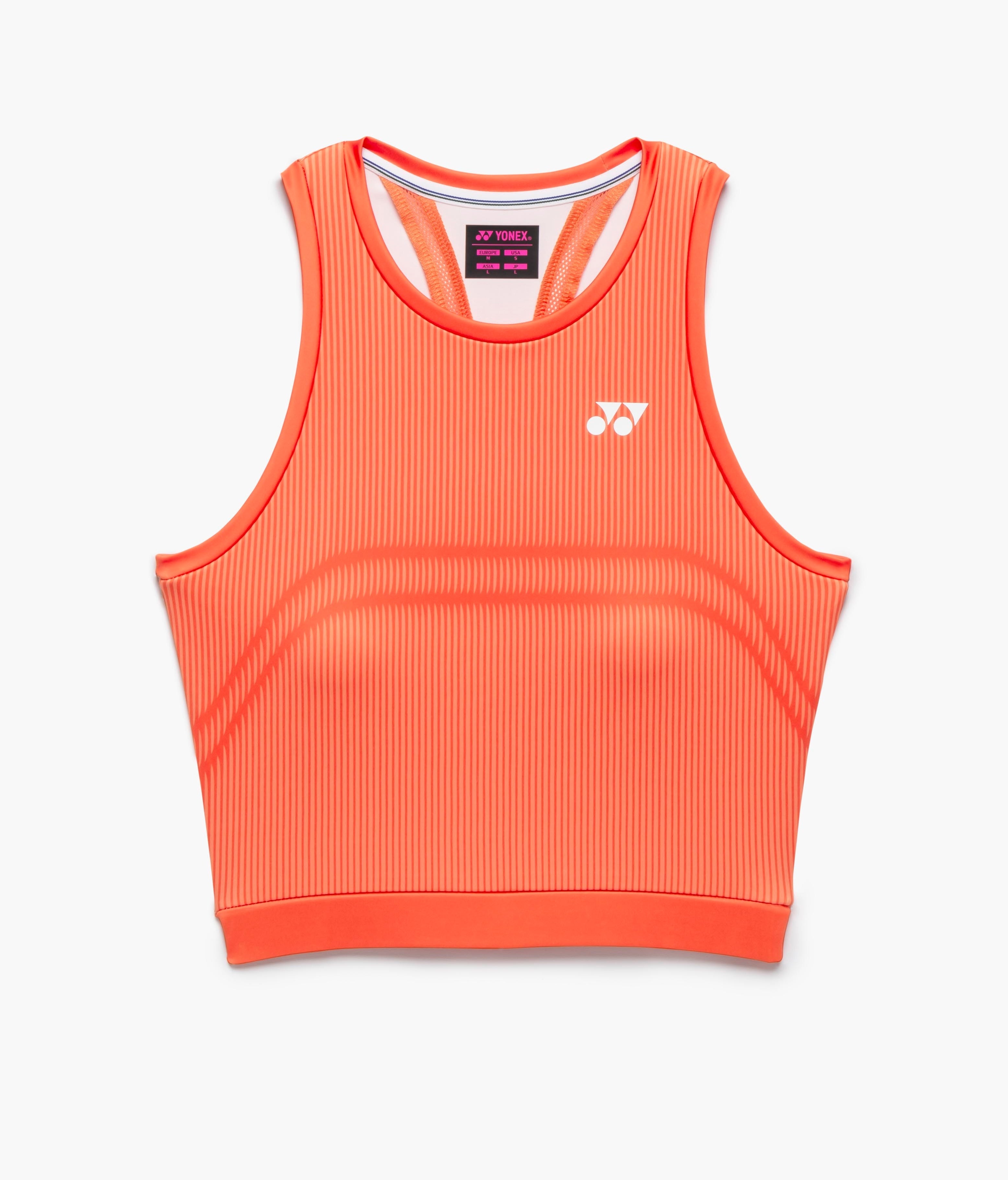 ISO-GLOW RIBBED CROPPED TOURNAMENT TANK