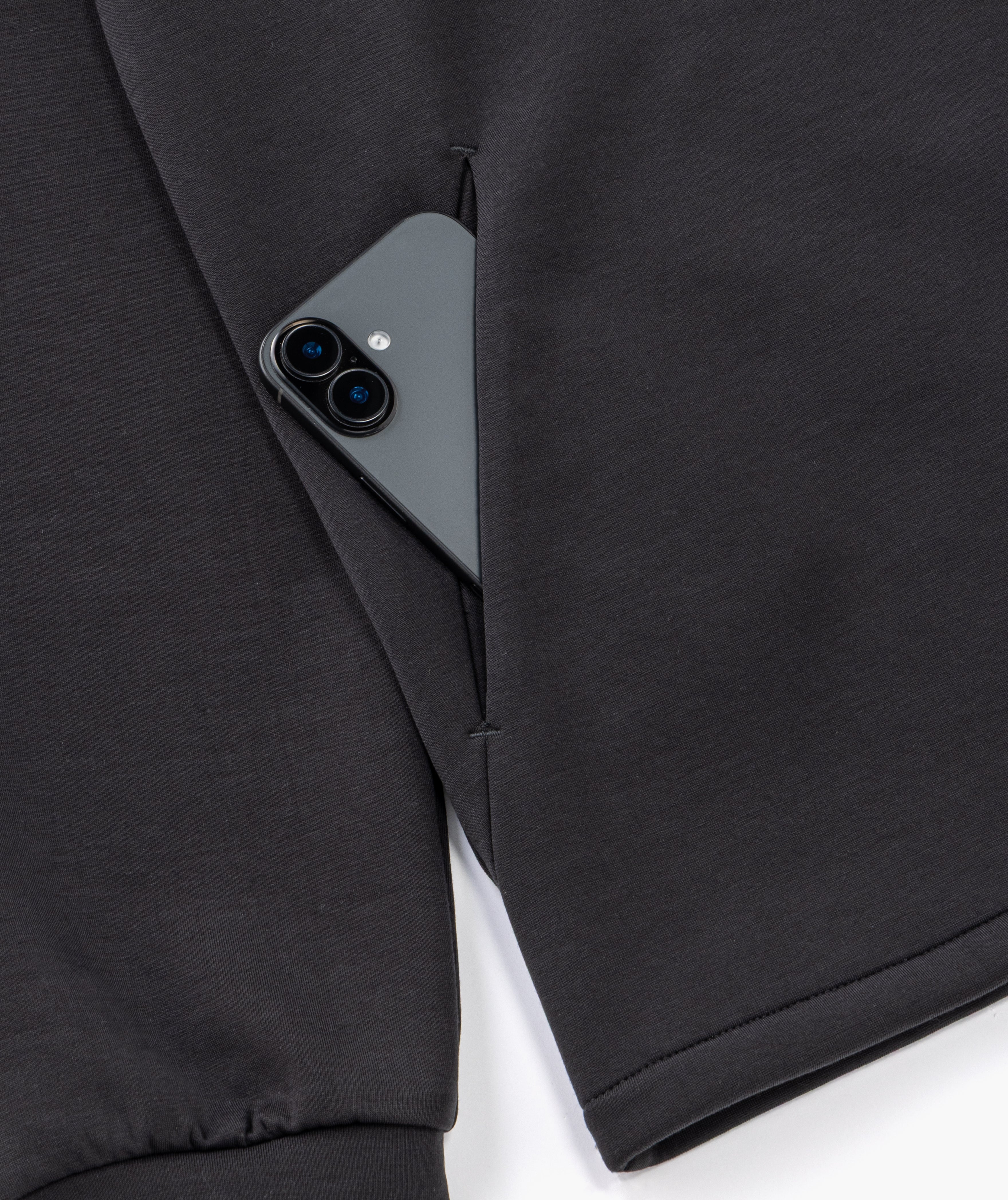 CENTER MOCK NECK FULL ZIP