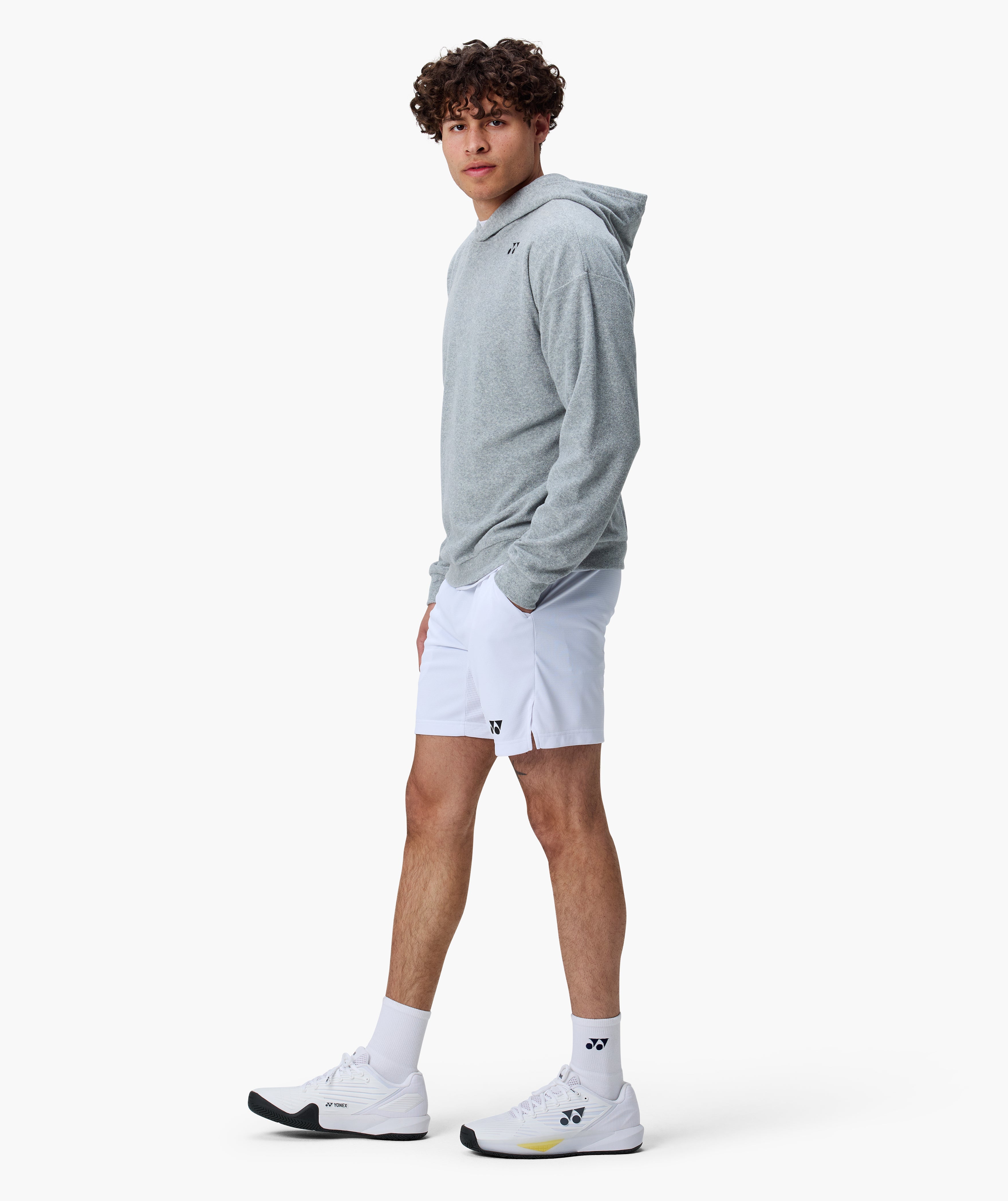 TERRY CLOTH WARM-UP HOODIE