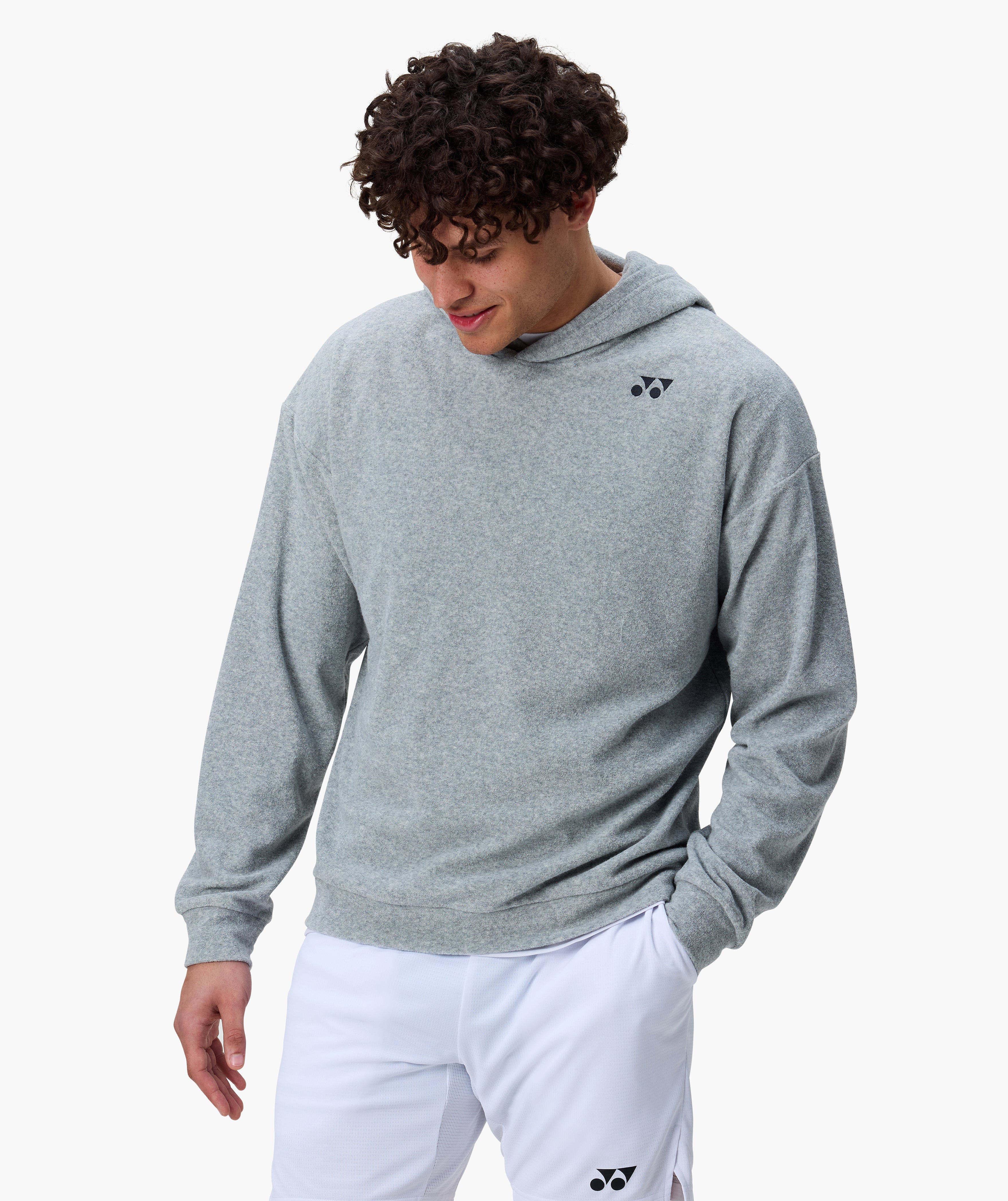 TERRY CLOTH WARM-UP HOODIE