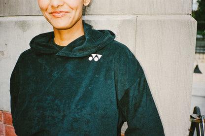 TERRY CLOTH WARM-UP HOODIE