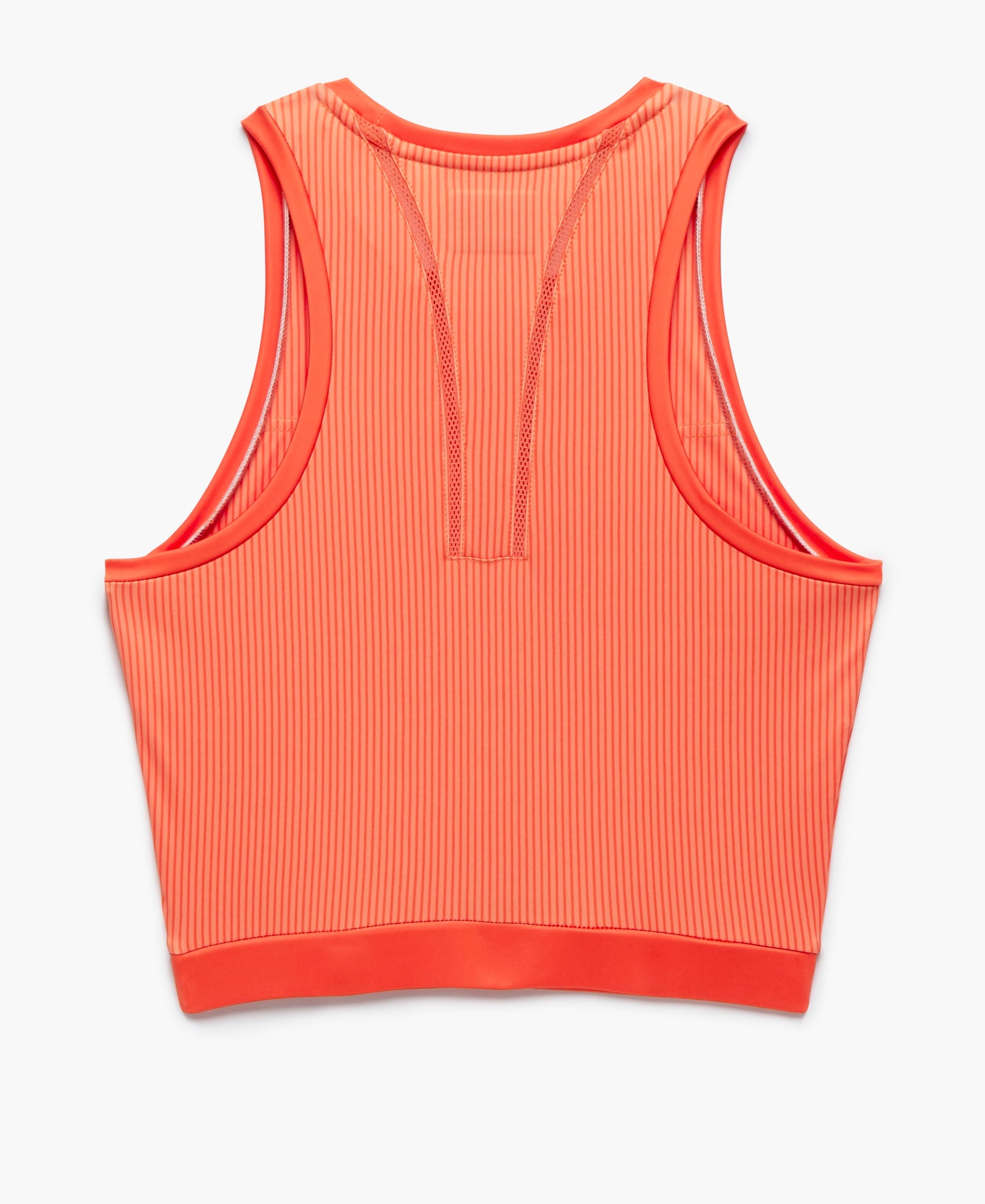 ISO-GLOW RIBBED CROPPED TOURNAMENT TANK