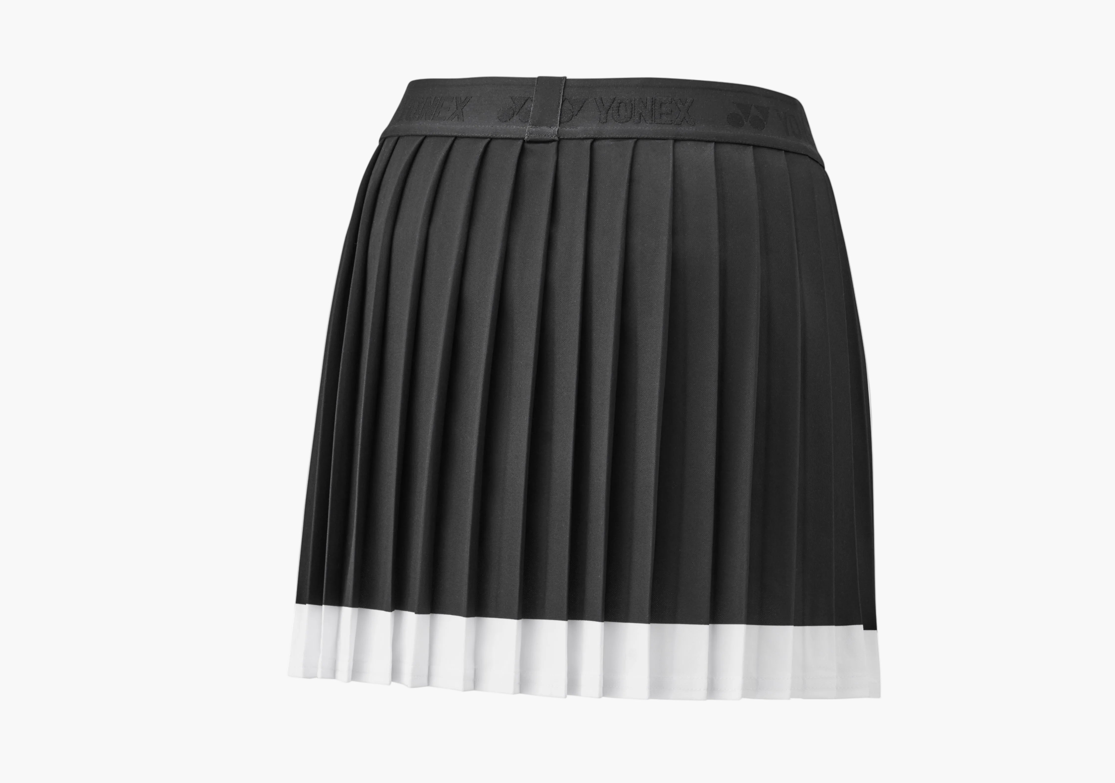 CONTRAST PLEATED TENNIS SKIRT WITH INTEGRATED SHORTS