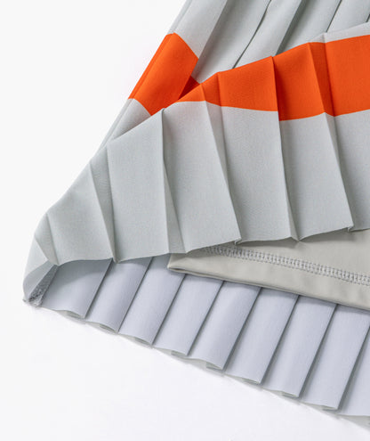 ARC PLEATED TOURNAMENT SKIRT