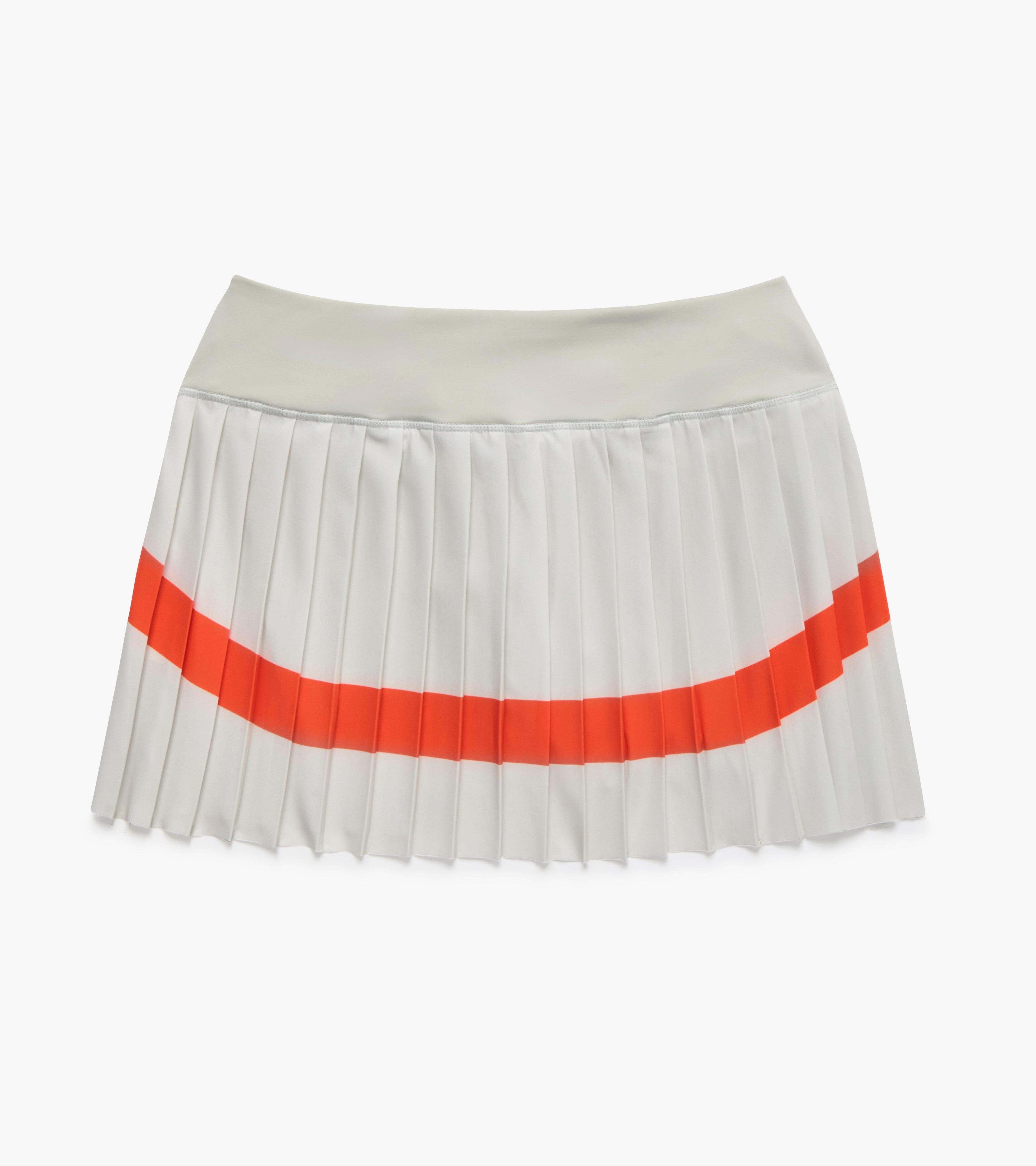 ARC PLEATED TOURNAMENT SKIRT
