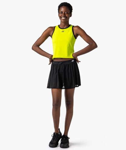 SHEER COMPETITION SKIRT WITH BUILT-IN SHORTS