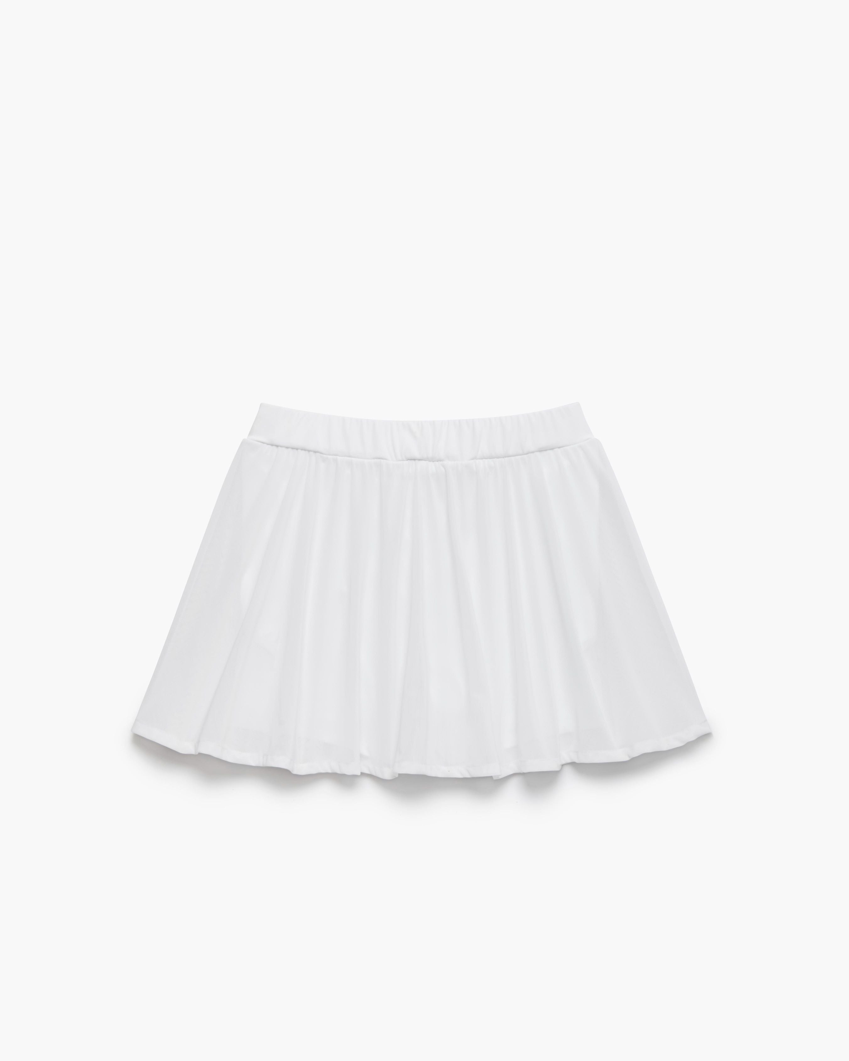 SHEER COMPETITION SKIRT WITH BUILT-IN SHORTS