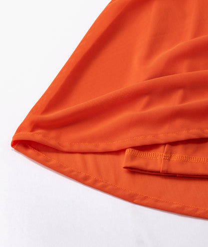 SHEER COMPETITION SKIRT WITH BUILT-IN SHORTS