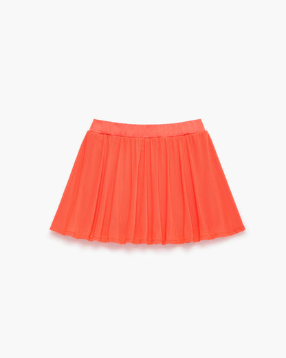 SHEER COMPETITION SKIRT WITH BUILT-IN SHORTS