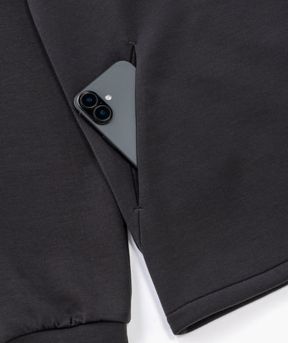 CENTER MOCK NECK FULL ZIP