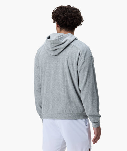 TERRY CLOTH WARM-UP HOODIE