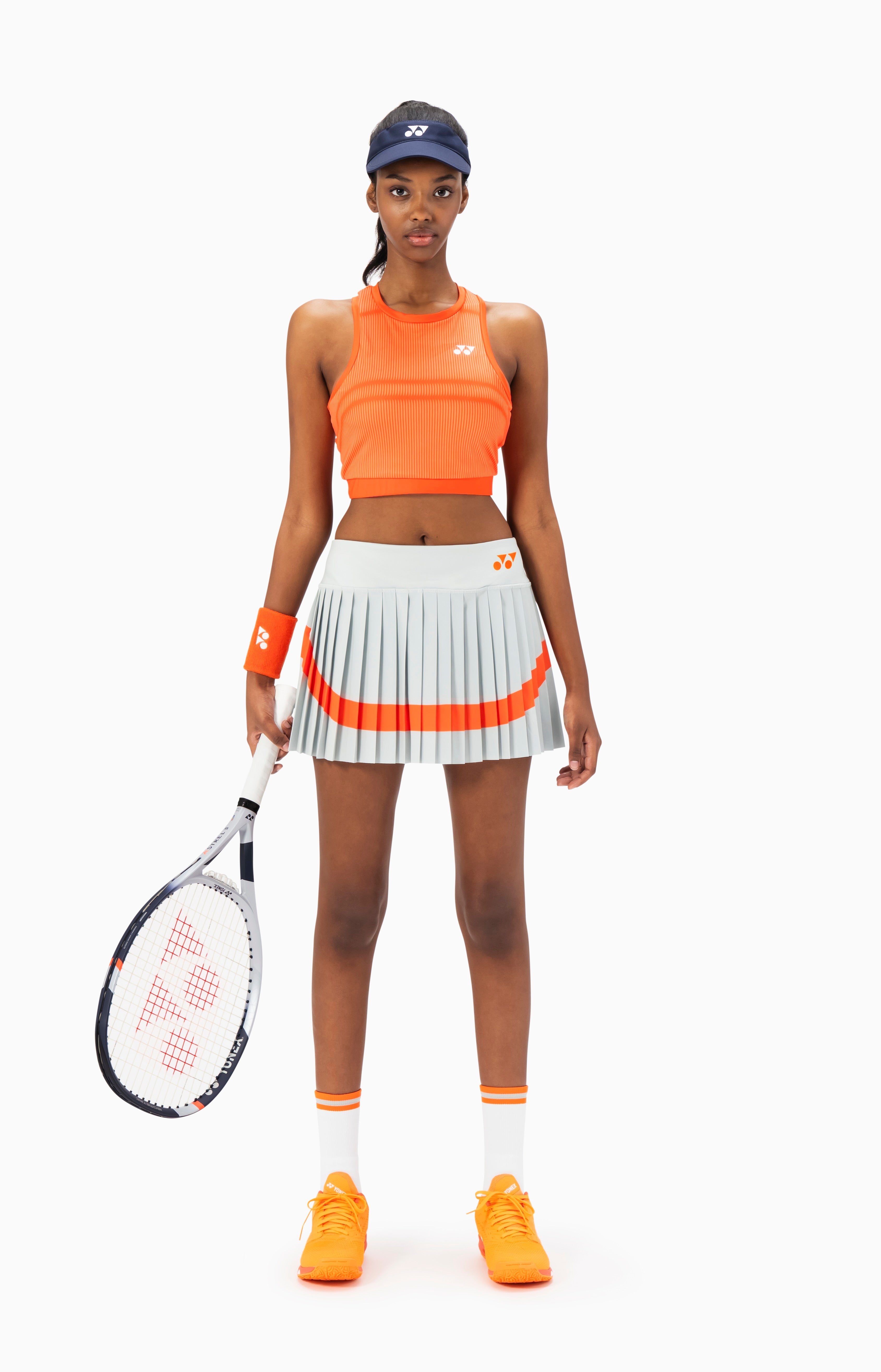 ARC PLEATED TOURNAMENT SKIRT