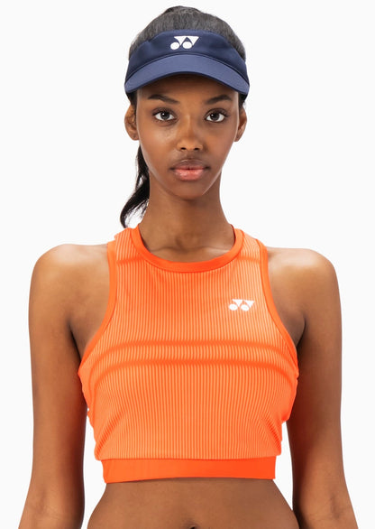 ISO-GLOW RIBBED CROPPED TOURNAMENT TANK