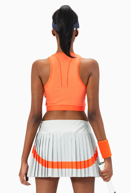 ISO-GLOW RIBBED CROPPED TOURNAMENT TANK