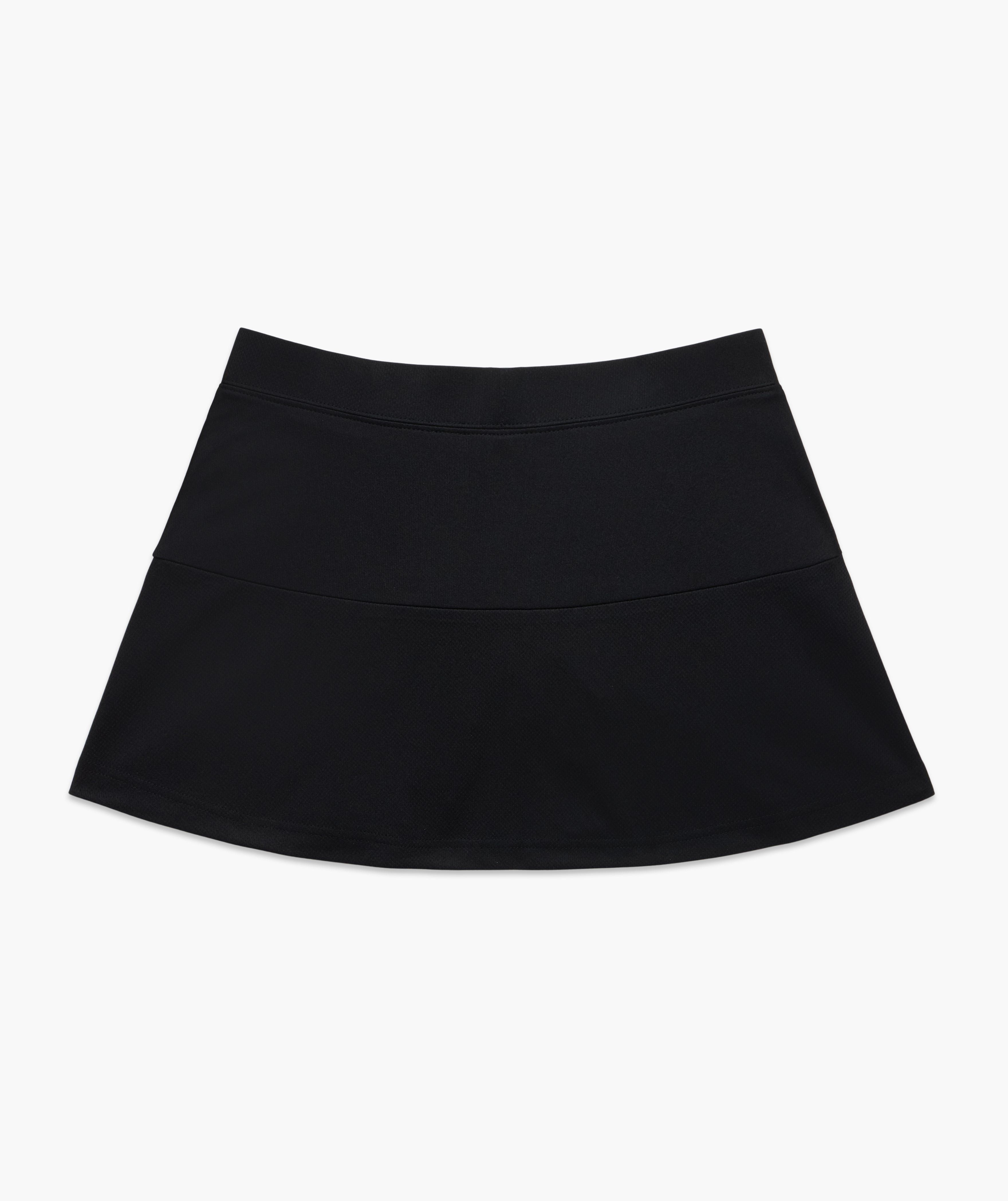 MESH CONTRAST SKIRT WITH BUILT-IN SHORTS