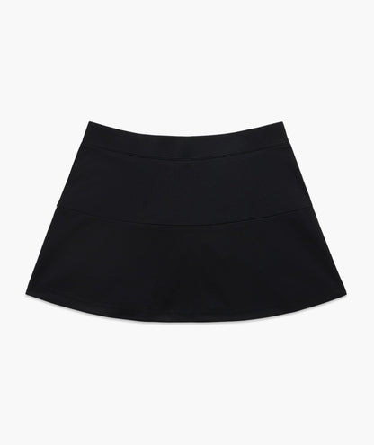 MESH CONTRAST SKIRT WITH BUILT-IN SHORTS
