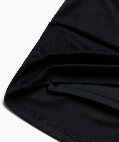 MESH CONTRAST SKIRT WITH BUILT-IN SHORTS