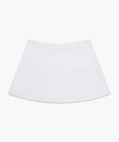 MESH CONTRAST SKIRT WITH BUILT-IN SHORTS